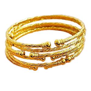 3MM African Indian Bangles Ball Bangle&Bracelet