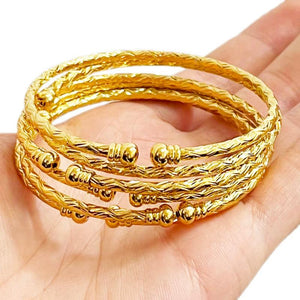 3MM African Indian Bangles Ball Bangle&Bracelet