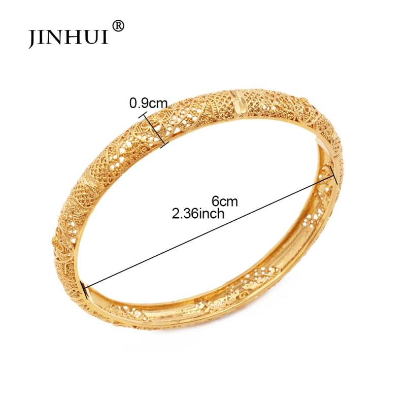 Brass bangle charm Bracelet for women wedding