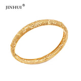 Brass bangle charm Bracelet for women wedding
