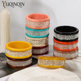 Vintage Resin Crystal Bracelets for Women