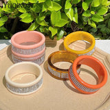 Vintage Resin Crystal Bracelets for Women