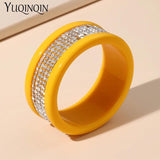 Vintage Resin Crystal Bracelets for Women