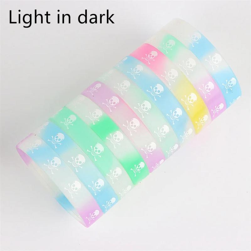 Luminous Silicone Bracelet For Men Women Sports Love Mixed Style