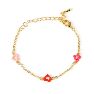 Heart Anklets Copper Chain Charm Bracelets for Women