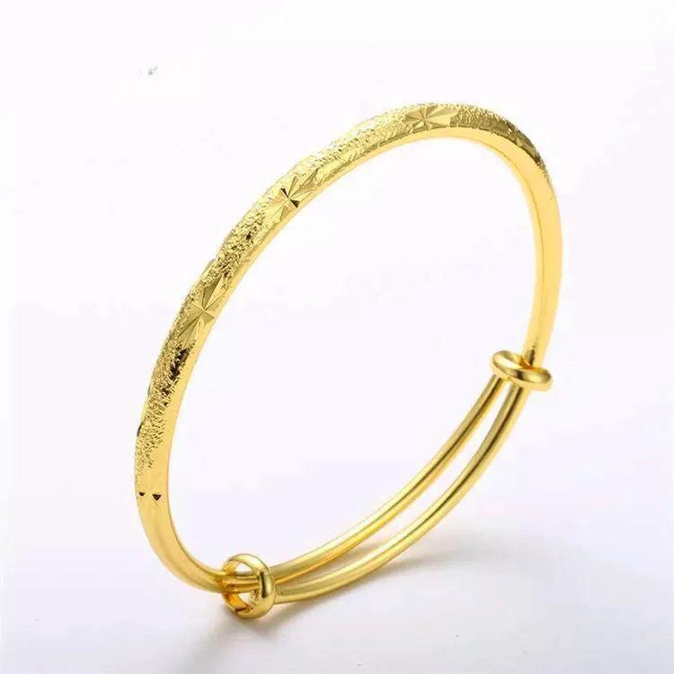 Frosted Star Pattern Bangles for Bridal Wedding Jewelry