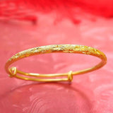 Frosted Star Pattern Bangles for Bridal Wedding Jewelry