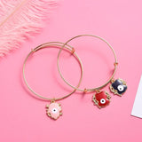 Adjustable Wire Blank Bangle Bracelet 20pcs/pack