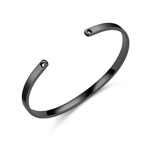 Adjustable Stainless Steel Bracelet, Minimalist Design