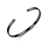 Adjustable Stainless Steel Bracelet, Minimalist Design