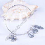 5pcs Silver Bracelet Wholesales Women Charms Adjustable
