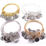 5pcs Bangle Set Bracelets for Women Girls Jewelry Charms Bangles Cuff
