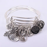 5pcs Bangle Set Bracelets for Women Girls Jewelry Charms Bangles Cuff