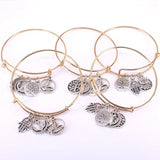 5pcs Bangle Set Bracelets for Women Girls Jewelry Charms Bangles Cuff