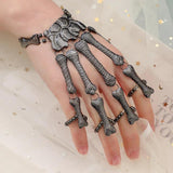 Halloween Punk Skull Bracelet Elastic Adjustable