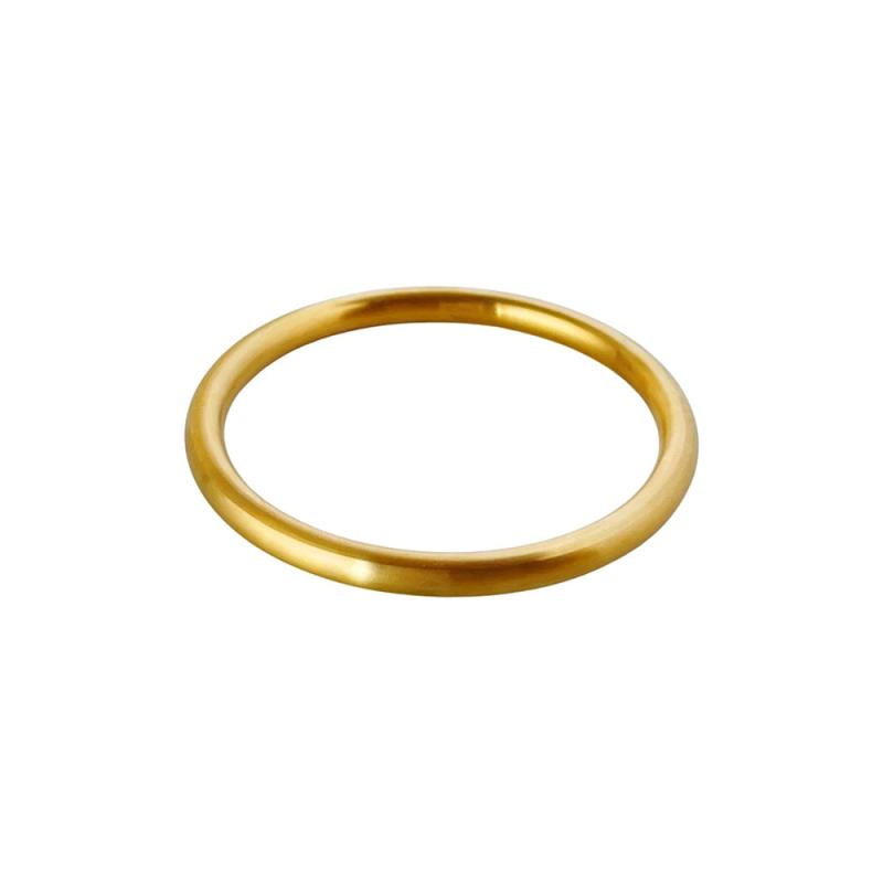 Peri'sbox Vintage Classic Round Circle Bangle Smooth Steel Bangles For Women