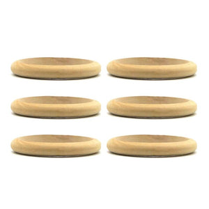 6Pcs Unfinished Blank Wood Bangle Bracelets for DIY Painting Craft Jewelry