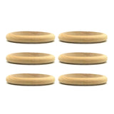 6Pcs Unfinished Blank Wood Bangle Bracelets for DIY Painting Craft Jewelry