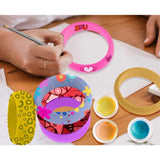 6Pcs Unfinished Blank Wood Bangle Bracelets for DIY Painting Craft Jewelry