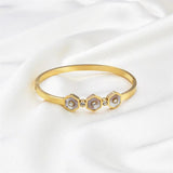 Hexagon Stainless Steel Silver Chain Bracelet for Women