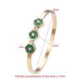 Hexagon Stainless Steel Silver Chain Bracelet for Women