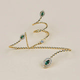 Stonefans Hand Palm Bracelet Rhinestone Finger Chain Bangle