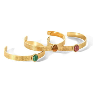 Youthway Stainless Steel Stone Bracelet 18K Charm Women Jewelry