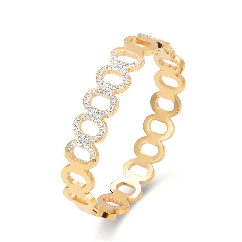 Steampunk Stainless Steel Ladies Bracelet