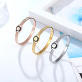 Woman Bangle Bracelet Stainless Steel Jewelry Gift for Women
