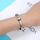 Woman Bangle Bracelet Stainless Steel Jewelry Gift for Women