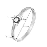 Woman Bangle Bracelet Stainless Steel Jewelry Gift for Women
