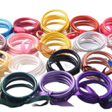 Buddhist Charm Bracelet Set 5Pcs 6mm Thin Symbol Silicone Bangle Lucky Gift