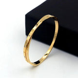 Cross Crystal Stainless Steel Bangles Bracelet Roman Numerals Jewelry B014