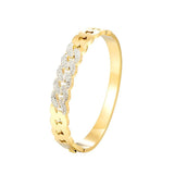 Crystal Chain Stainless Steel Bracelet Lady Love Bangle