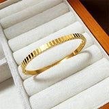 Punk Silver Bangles Stainless Steel Metal Bracelets Bohemian Jewelry