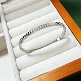 Punk Silver Bangles Stainless Steel Metal Bracelets Bohemian Jewelry