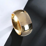 Punk Hiphop Bangles Bracelet Women Statement Alloy Bangle Jewelry