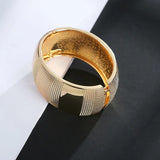 Punk Hiphop Bangles Bracelet Women Statement Alloy Bangle Jewelry