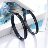 Punk Style Half Circle Chain Stainless Steel Round Bracelet