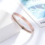Punk Style Half Circle Chain Stainless Steel Round Bracelet
