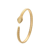 316L Stainless Steel Snake Shaped Bangle for Women