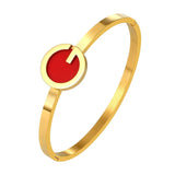MSX Stainless Steel Bangles Titanium Love Bangles