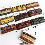 Vintage Braided Bangle Leather Bracelet Set