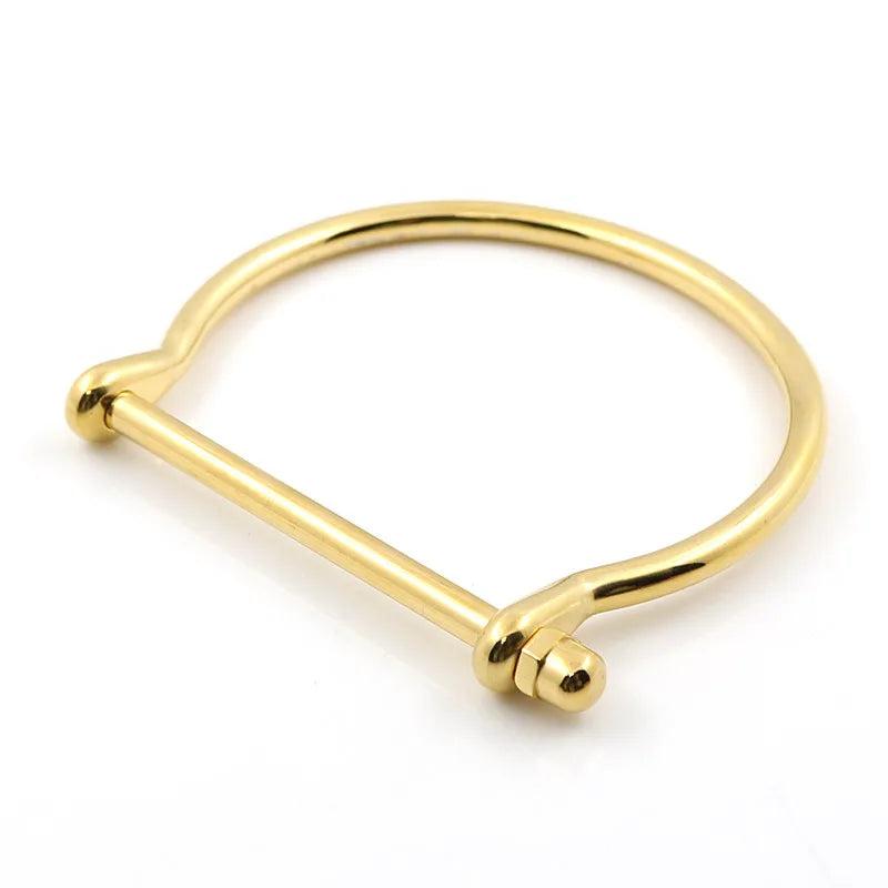 Punk Love Bangle Bracelet Stainless Steel Cuff Wristband