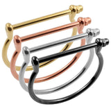 Punk Love Bangle Bracelet Stainless Steel Cuff Wristband