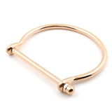 Punk Love Bangle Bracelet Stainless Steel Cuff Wristband