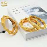 24k Plated Indian Bangles For Women Dubai African Jewelry Bracelets