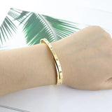Stainless Steel Crystal Roman Numerals Bracelet for Women