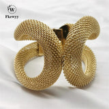 Bohemian Weave Golden Bangles Charm Bracelets Girl Snake Bracelet