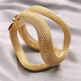 Bohemian Weave Golden Bangles Charm Bracelets Girl Snake Bracelet